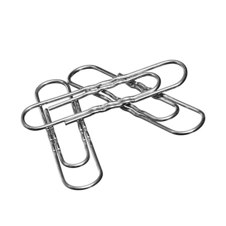 Office clips Globus, 50 pcs., 50 mm, galvanized, corrugated-6