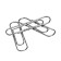 Office clips Globus, 50 pcs., 50 mm, galvanized, corrugated