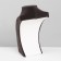 Bust for jewelry, 12 × 6 × 19 cm, h = 19 cm, phlock, color gray graphite