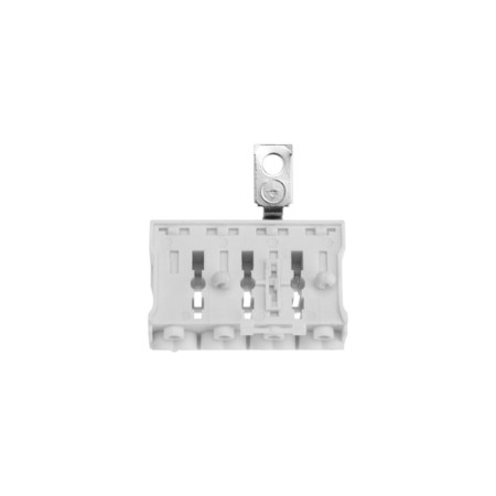 Spring Domestic connective KSP 4-pole with grounding and with mounting legs (50 pcs./Unit) rex-4