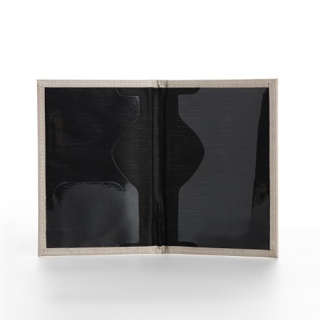 Cover for passport, beige-gray color-5