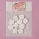 A set of cosmetic face masks, in tablets, 10 pcs, white color