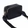 Bag Cross-Bodi with a zipper, black/white color