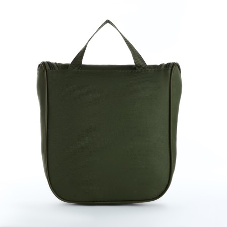 Cosmeticis-mester with zipper, Khaki color-1