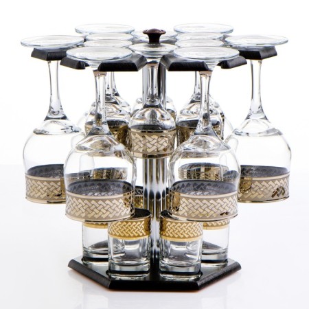 Mini-bar 18 objects Carousel Scandinavia, dark 240/55/50 ml-1