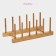 Stand for cutting boards and covers, 26 × 10.5 cm, 5 seats, bamboo