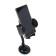 Torso phone holder on a flexible rod, 42-113 mm