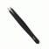 Pinzet "Premium" beveled, wide, 9.6 cm, on the blister, black color