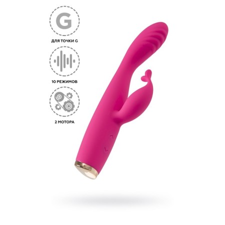 Vibrator for a GO with clitoral stimulation Let it g, G-hawker, silicone, 19.5 cm