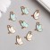 Decor for creativity Metal, enamel "Flight of the butterfly" mix 1.3x1.3 cm