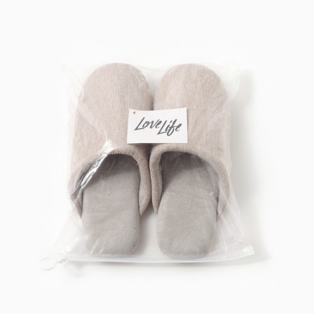 Male slippers, eco size 42-43, beige color-10