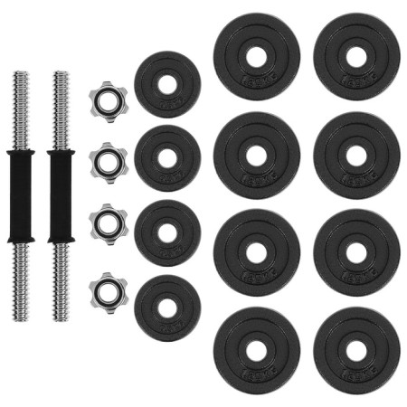 ONLYTOP set: 2 dumb stamps 35 cm, 12 disks, 4 castles, weight 15 kg-11