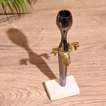 Summary "Deer" 25 cm, metal, marble-2