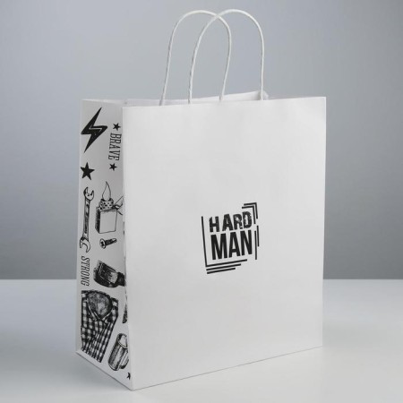 Package gift craft, packaging, Hard man, 28 x 32 x 15 cm-1