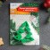 Form for cookies "Christmas tree", cutting, stamp, 8.5 × 8 cm, green color