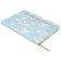 Notepad 80 sheets in a cage (14.5 x 21 cm) Mazari "Pastel Heart", on an elastic band, 70g/m2, 4 MIX colors