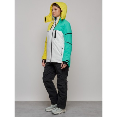 Ski costume is female, size 48, yellow color-5