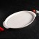 Porcelain dish for baking Magistro "Blanche", 33 × 21 × 2.5 cm, white color