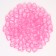 Plastic sores are decorative, set of 100 pcs., Size 1 pc. - 2 × 2 cm, pink color