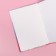 Notepad A6, 40 sheets in a hard cover, cold heart