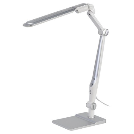 NLED-497-12W-S desktop lamp on the clamp and with the base of silver-3