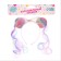 Carnival rim "girl" with colored strands