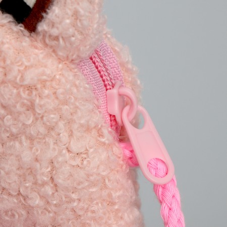 Soft bag "Bear". The color is gently pink-3
