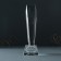Souvenir Glass Stela "Prize - Champion" 8x8x22 cm