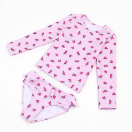 Children's swimsuit KAFTAN "watermelon", height 122-128 cm, pink-10