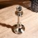 Empire aluminum candlestick per 1 candle 9.5x9.5x25 cm