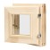 Window, 30 × 30cm, double glass of linden, outer opening