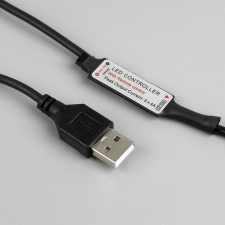 Garland "thread" 10 m Rosa, IP20, silver thread, 100 LED, remote control, glow RGB, USB-10