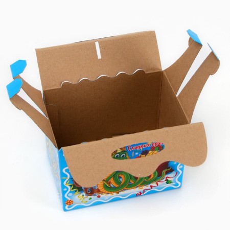 Gift box New Year's snake-Korolev 13.5 (18.5) x 18 x 12 cm-4