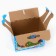 Gift box New Year's snake-Korolev 13.5 (18.5) x 18 x 12 cm