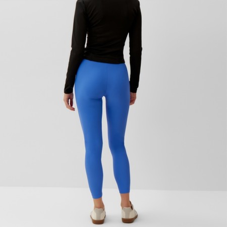 Female leggings Minaku: Sportly color blue, size 40-2