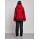 Ski costume female winter, size 44, red color