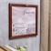 Photo frame pine c24 brown 25x25 cm (plastic screen)