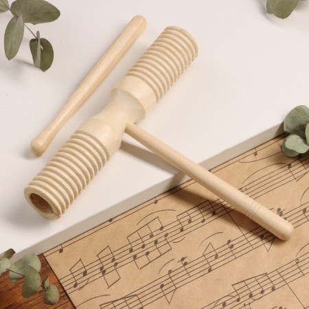 Musical instrument "Guiro rattle" Music Life, wooden-1