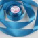 Satin tape, 50 mm × 23 ± 1 m, azure color