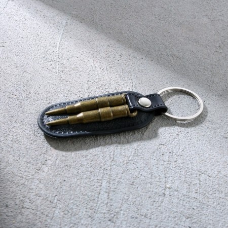 Metallic key keychain "February 23", 6 x 20 cm-4