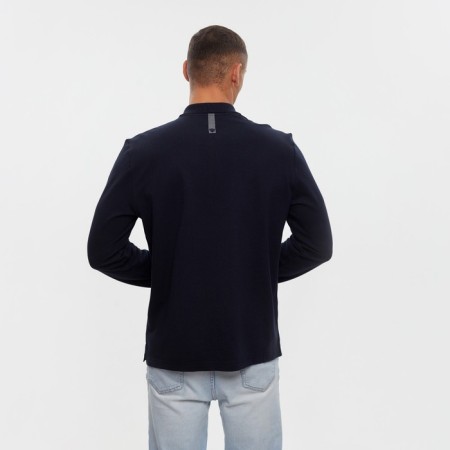 Polo with long sleeve President, size m, color black-2