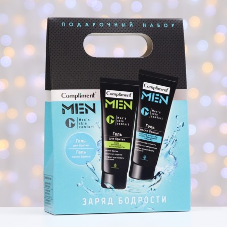 Set gift Compliment 2 items: shaving gel 80 ml + gel after shaving 80 ml-1