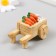 Figure for Florarium Polystone "Tails with vegetables" MIX 9x4.3x3.5 cm