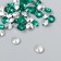 Decor for creativity in the bottle "Rhinestones. Dark green" set 250 pcs d = 0.6 cm 4x3x3 cm