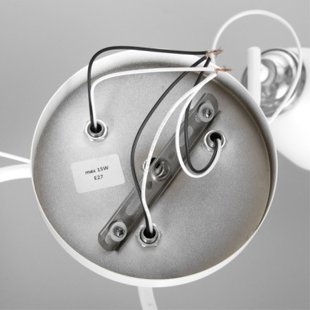 Nicole chandelier 3x15W E27 White Bayerlux-5