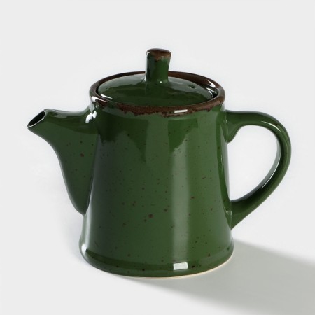 Porcelain teapot Punto Verde, 500 ml, h = 14.5 cm