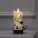 LED candle with Santa Claus, 14 × 23 × 12 cm, plastic, AAX3 batteries (not complete), USB, glow warm white