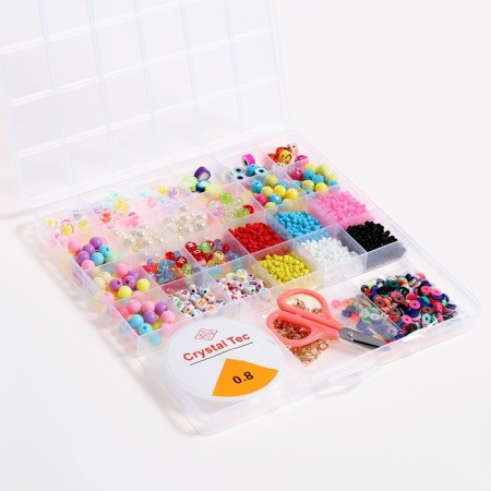 Set for creating jewelry "Assorted" beads/beads, fishing line, accessories-4
