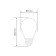 Filament lamp for plants A60 11.5W 18 micromol/s E27 rexant