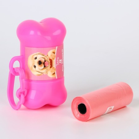 Container with packets for cleaning the dogs "I am a cutie" (roll 15 pcs)-1